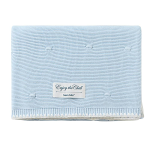 Плед детский Happy Baby, светло-голубой